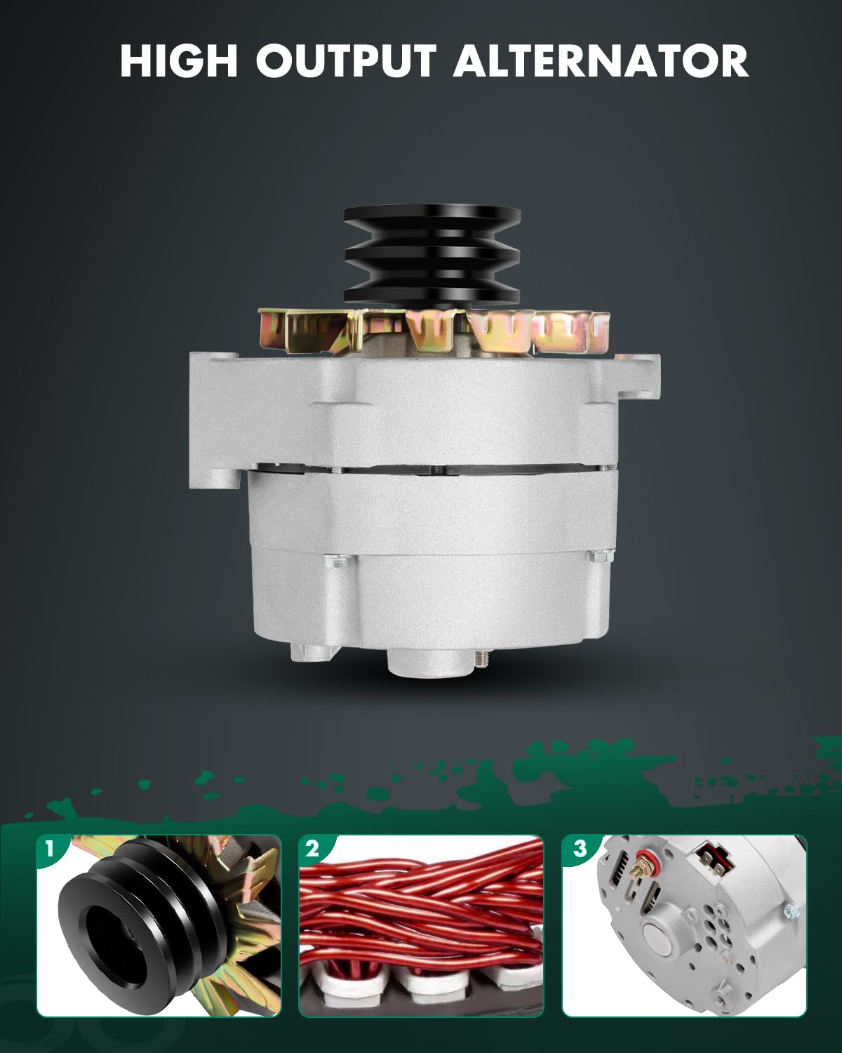 Amazon.com: Alternator for Tractor & for Chevy for Chevrolet 10SI